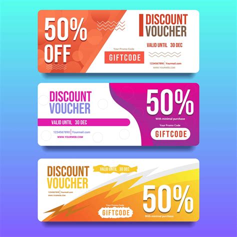 Discount vouchers